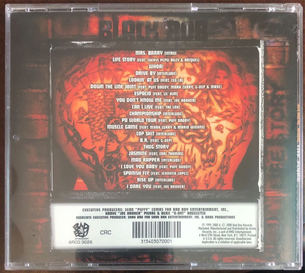 Life Story - Black Rob (CD) music collectible [Barcode 313403070001] - Main Image 2