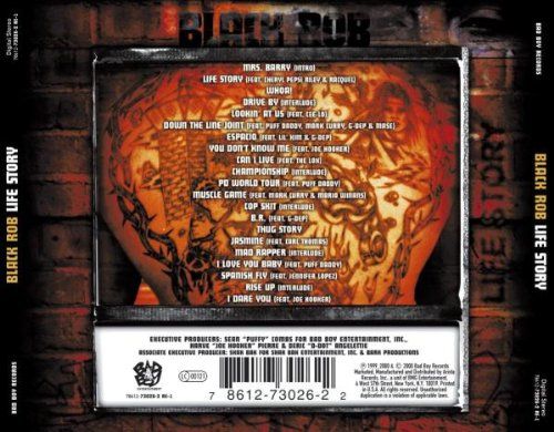 Life Story - Black Rob (CD - 74) music collectible [Barcode 786127302622] - Main Image 2
