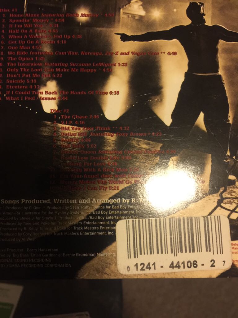 R. - R. Kelly (CD - 129) music collectible [Barcode 638592008328] - Main Image 2