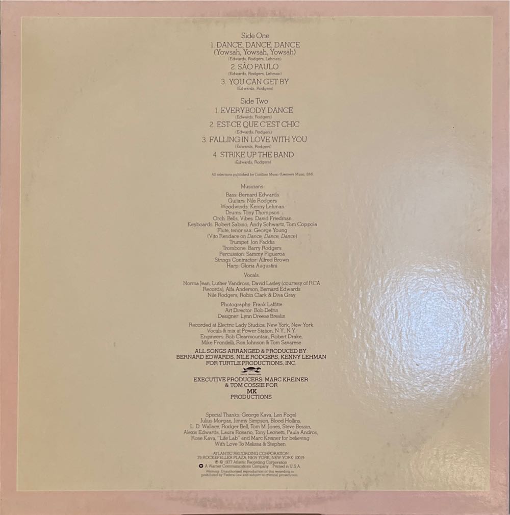 Chic - Chic (12”) music collectible - Main Image 2