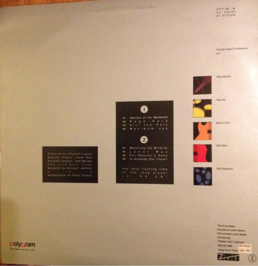 Liverpool - Frankie Goes To Hollywood (12” - 4429) music collectible - Main Image 2