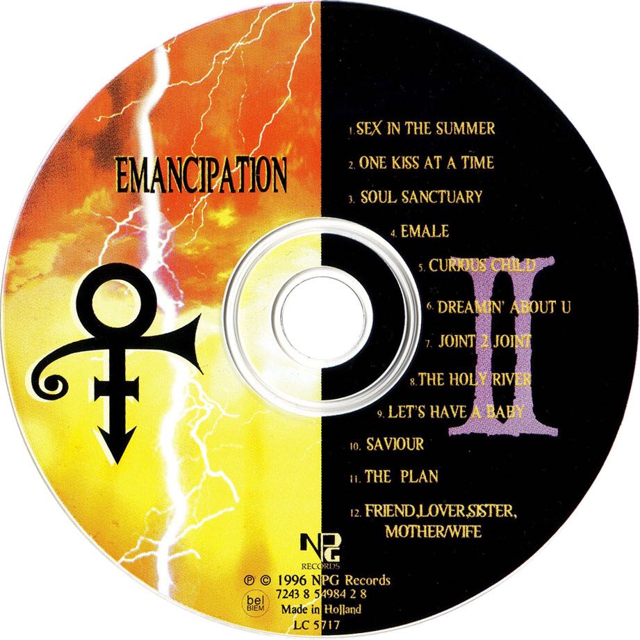 Emancipation - Prince (CD - 180) music collectible [Barcode 724385498220] - Main Image 3