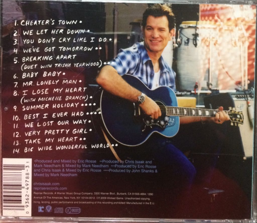 Mr. Lucky - Chris Isaak (CD - 48) music collectible [Barcode 093624978831] - Main Image 2