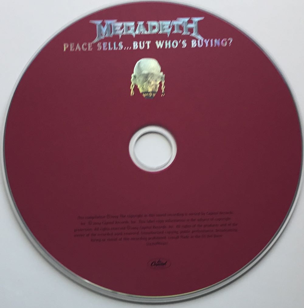 Peace Sells...But Whos Buying? - Megadeth (CD - 55) music collectible [Barcode 724359862422] - Main Image 4