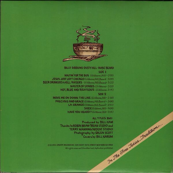 Tres Hombres - ZZ Top (CD-RW - 3330) music collectible [Barcode 3088171896681] - Main Image 2