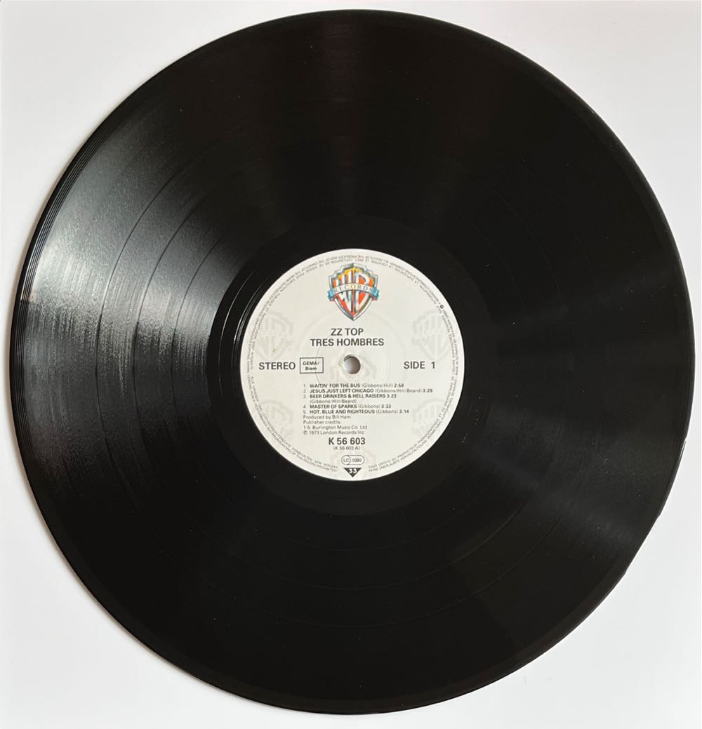 Tres Hombres - ZZ Top (12” - 33) music collectible - Main Image 3