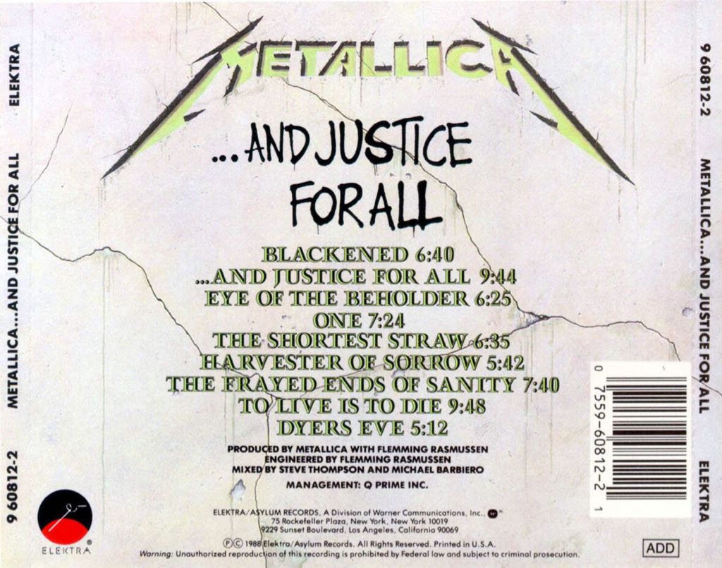 And Justice For All - Metallica music collectible - Main Image 2