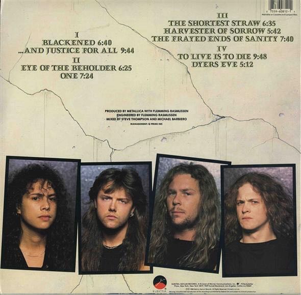 And Justice For All - Metallica (12”) music collectible - Main Image 2