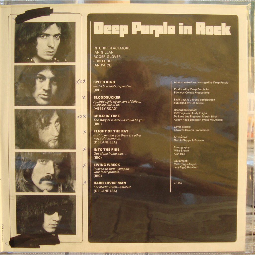 In Rock - Deep Purple (12” - 44) music collectible - Main Image 2