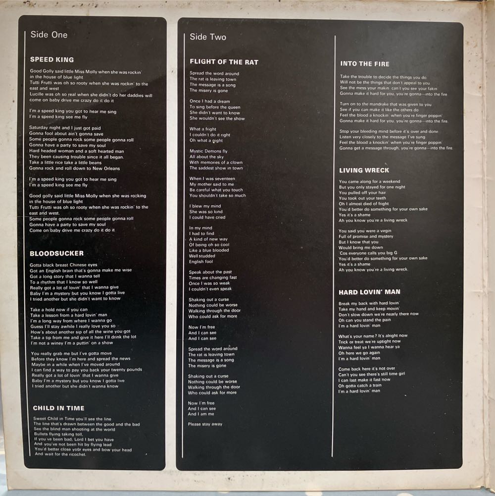 In Rock - Deep Purple (12”) music collectible - Main Image 3