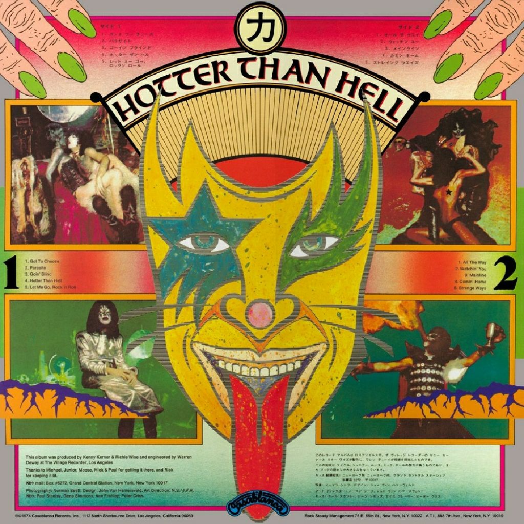 Hotter Than Hell - Kiss (CD) music collectible [Barcode 020831424820] - Main Image 2