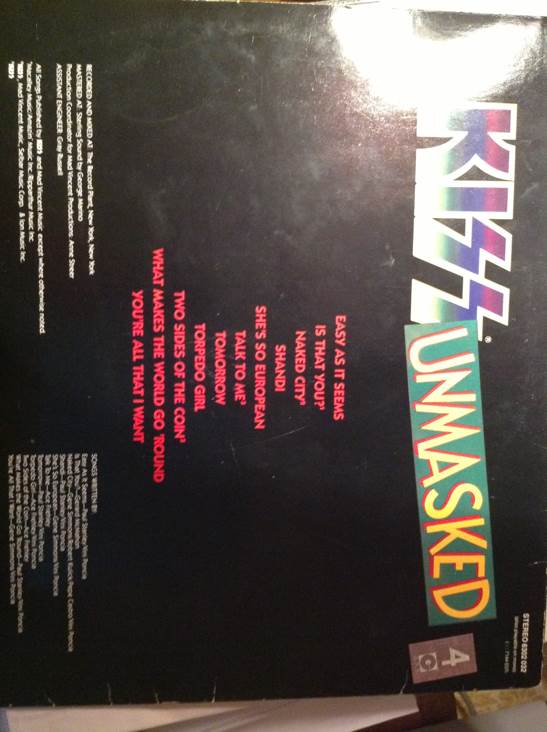 Unmasked - Kiss (CD - 39) music collectible [Barcode 042280004187] - Main Image 2