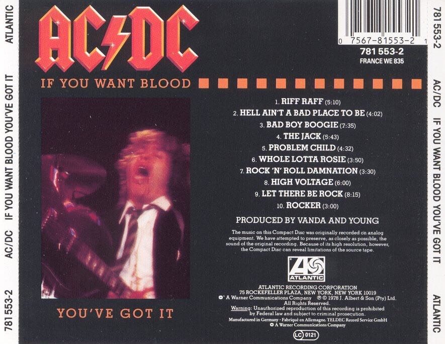 If You Want Blood - AC/DC (MP3) music collectible - Main Image 2