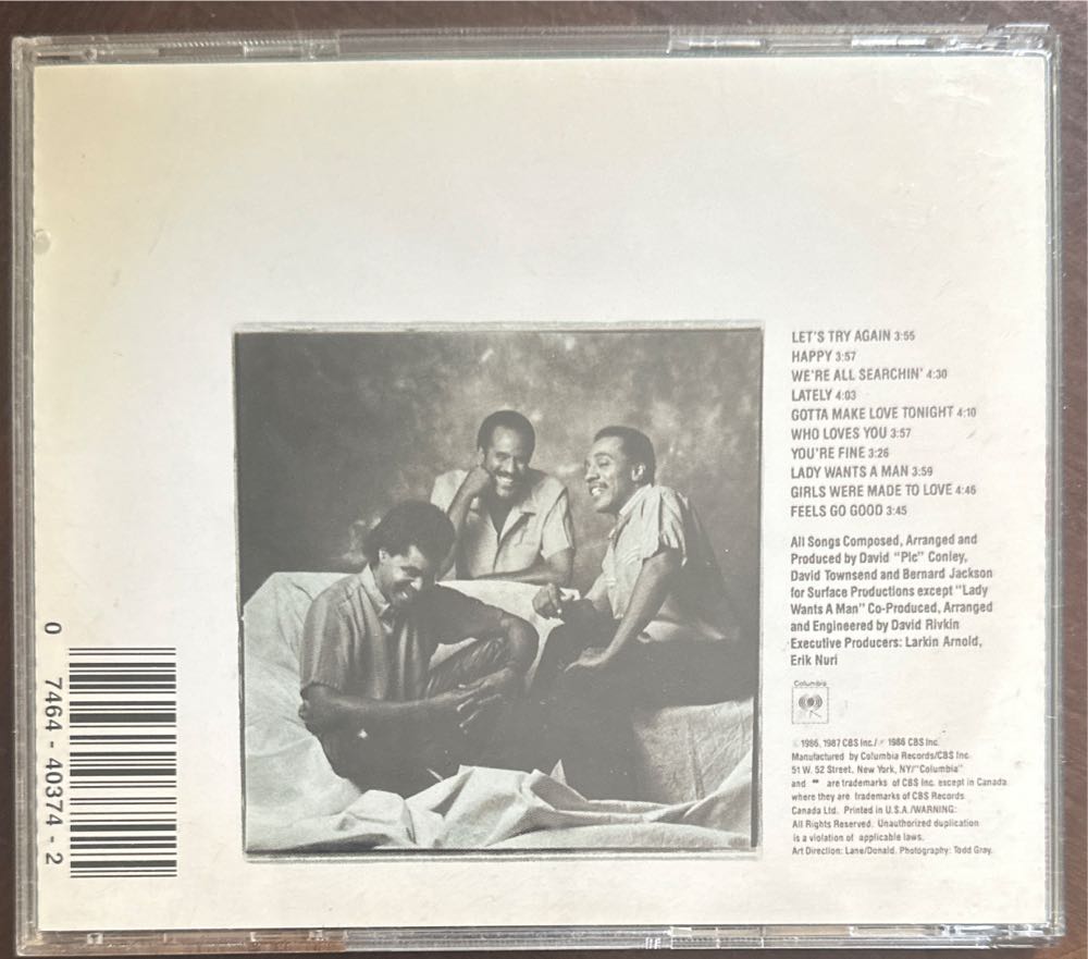 Surface - Surface (CD) music collectible [Barcode 074644037425] - Main Image 2