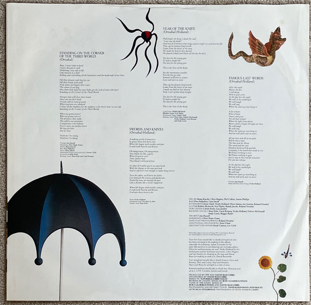 The Seeds Of Love - Tears For Fears (12” - 49) music collectible [Barcode 042283873018] - Main Image 4