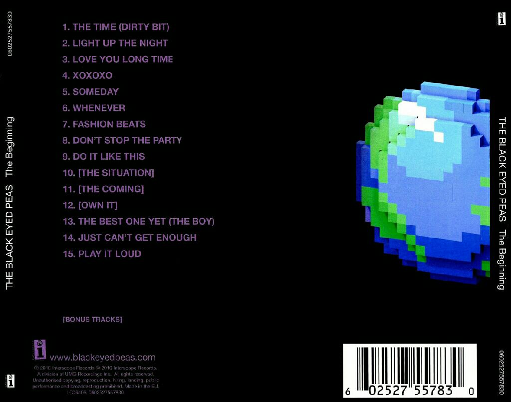 The Beginning - Black Eyed Peas (12”) music collectible [Barcode 602527579603] - Main Image 2