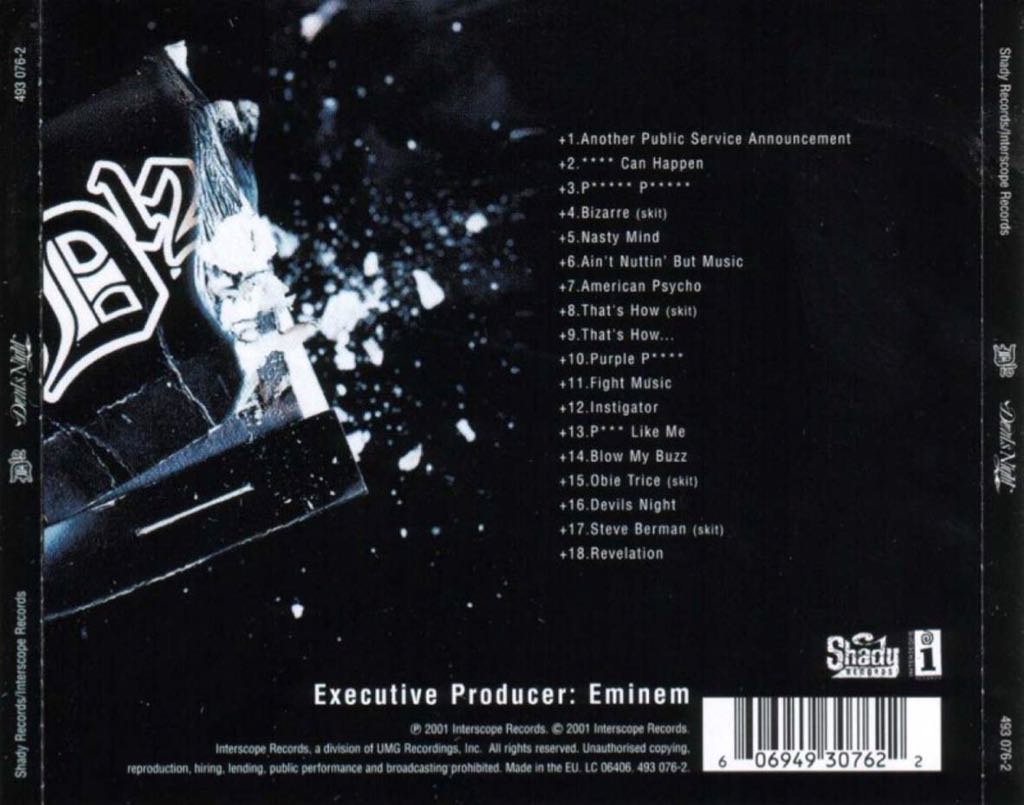 Devils Night (The Dirty Edition) - D12 (CD) music collectible [Barcode 606949307622] - Main Image 2