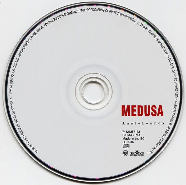 Medusa - Annie Lennox (CD - 47:11) music collectible [Barcode 743212571721] - Main Image 4
