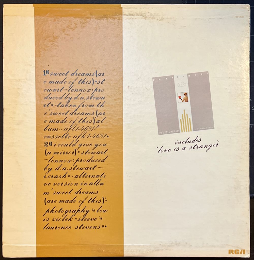 Sweet Dreams (are Made Of This) - Eurythmics (7”) music collectible - Main Image 2