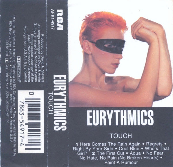 Touch - Eurythmics (Cassette) music collectible [Barcode 078635491746] - Main Image 2