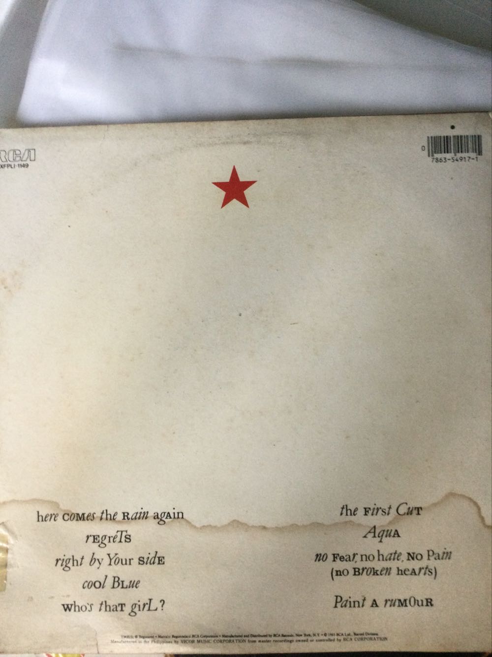 Touch - Eurythmics (12”) music collectible - Main Image 2