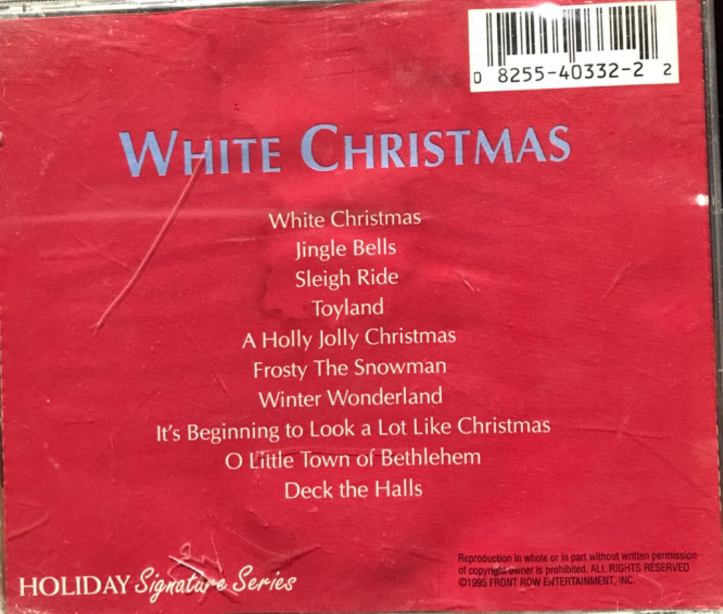 White Christmas 2 - Varios (CD) music collectible [Barcode 082554033222] - Main Image 2