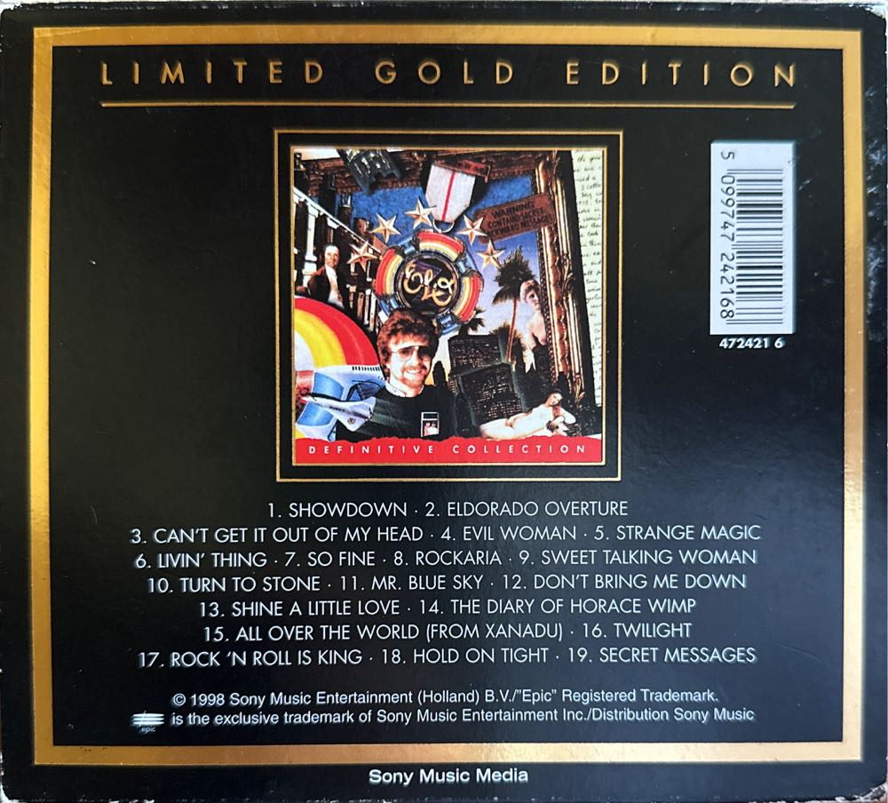 Best Of The Best Gold - Electric Light Orchestra (CD) music collectible [Barcode 5099747242168] - Main Image 2