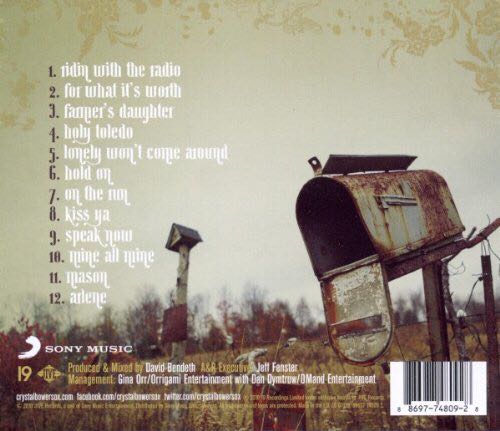 Farmers Daughter - REMOVE - Crystal Bowersox (CD - 43) music collectible [Barcode 886977480928] - Main Image 2