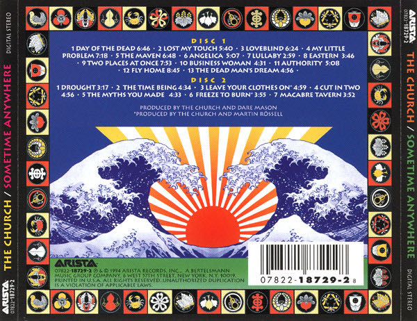 Sometime Anywhere - Church, The (CD) music collectible [Barcode 078221872720] - Main Image 2