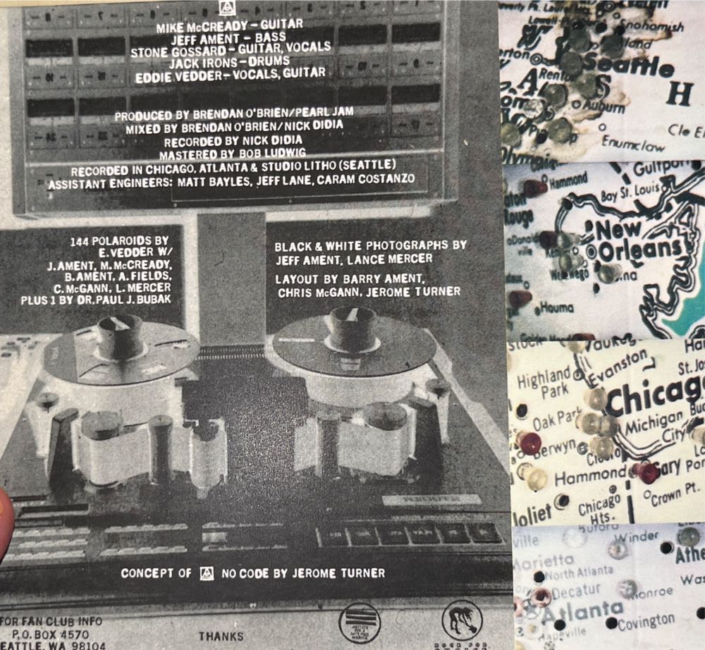 No Code - Pearl Jam (CD - 49) music collectible [Barcode 9399700020908] - Main Image 4