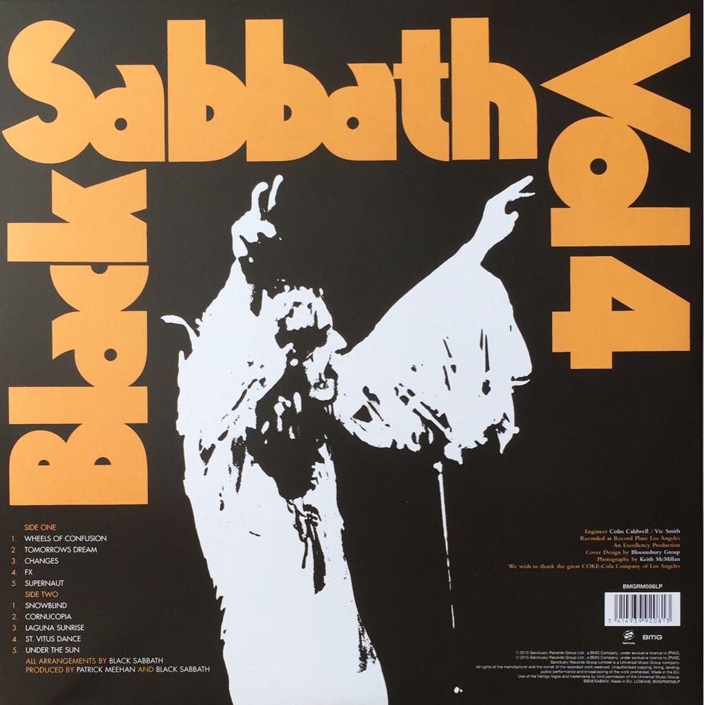 Vol.4 - Black Sabbath (12”) music collectible - Main Image 2