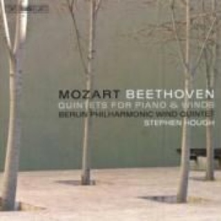 Mozart . Beethoven: Quintets For Piano and Winds - Berlin Philharmonic Wind Quintet   Stephen Hough (piano) (CD - 60) music collectible [Barcode 7318590015520] - Main Image 1