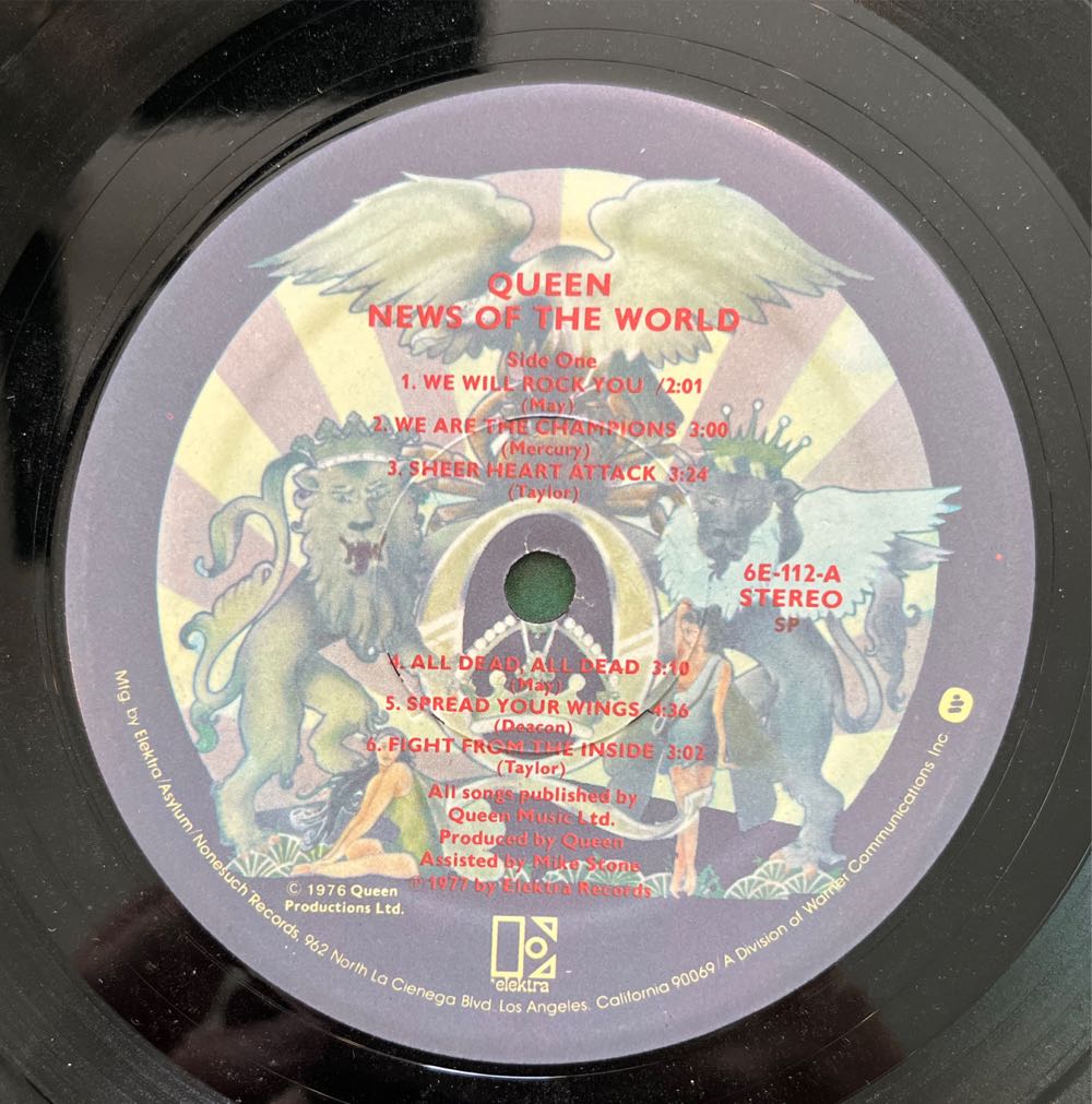 News Of The World - Queen (12”) music collectible - Main Image 3