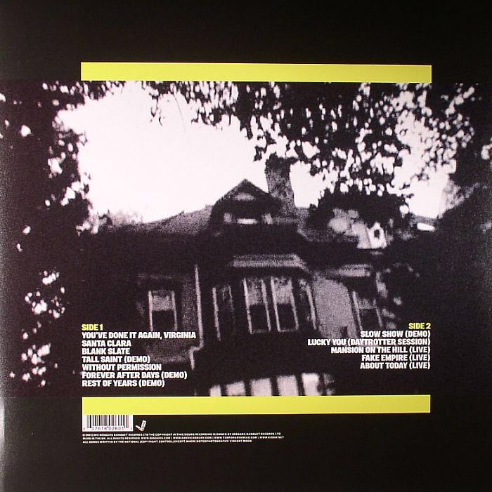 The Virginia EP - The National (12” - 4839) music collectible [Barcode 607618026011] - Main Image 2