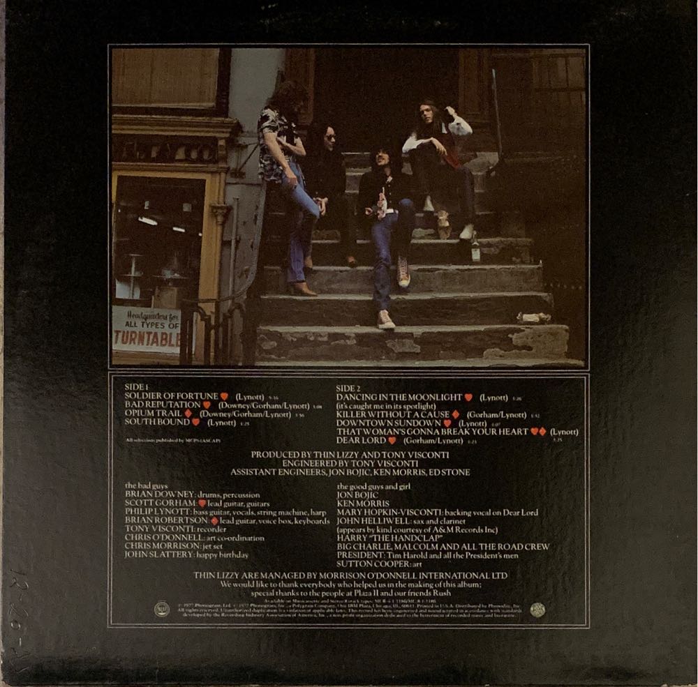 Bad Reputation - Thin Lizzy (Cassette - 35.50) music collectible [Barcode 600753535592] - Main Image 4