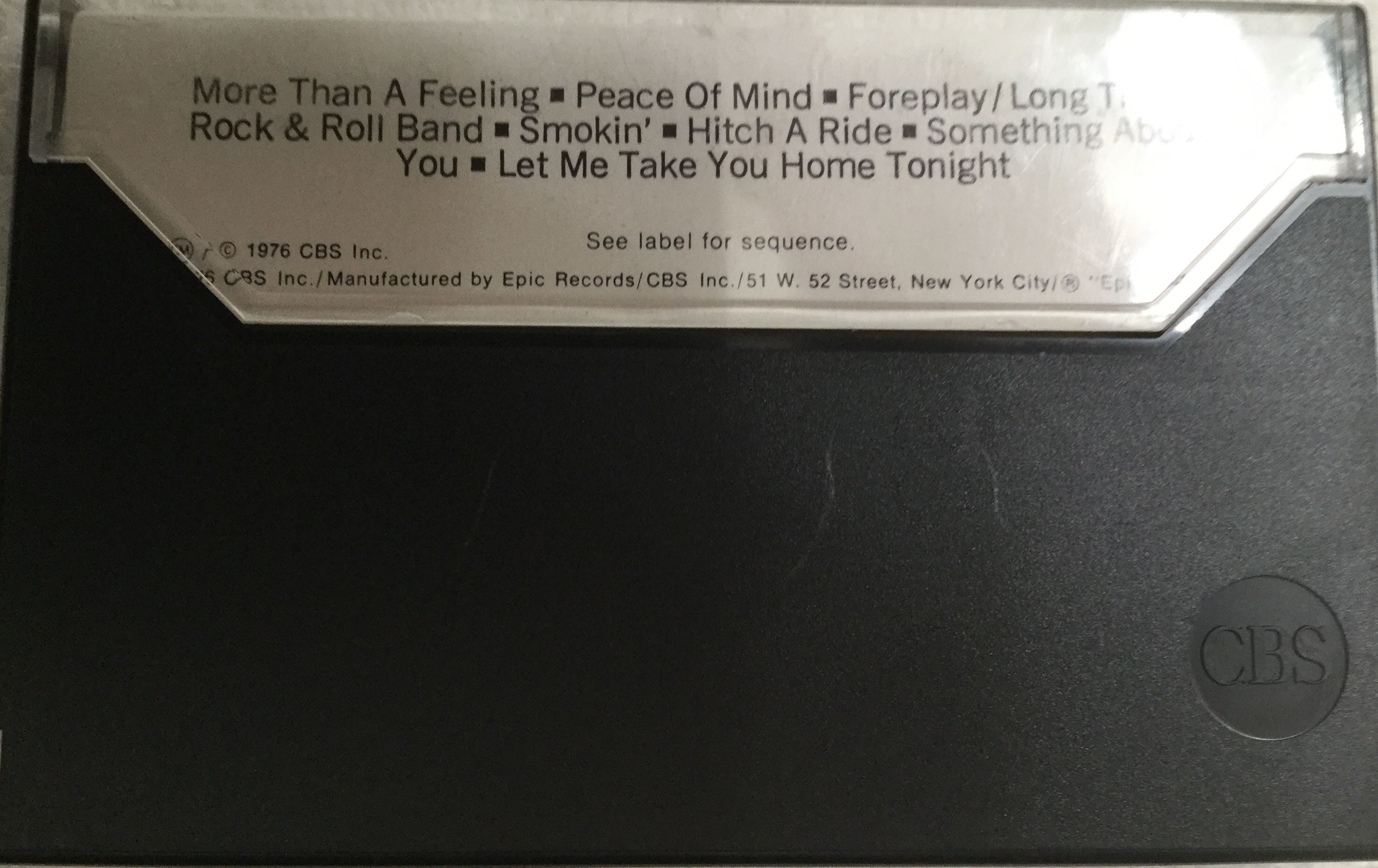 Boston - Boston (Cassette - 37:41) music collectible [Barcode 074643418843] - Main Image 2