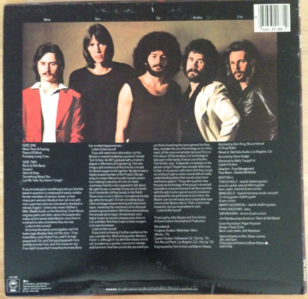 Boston - Boston (12” - 38) music collectible - Main Image 2