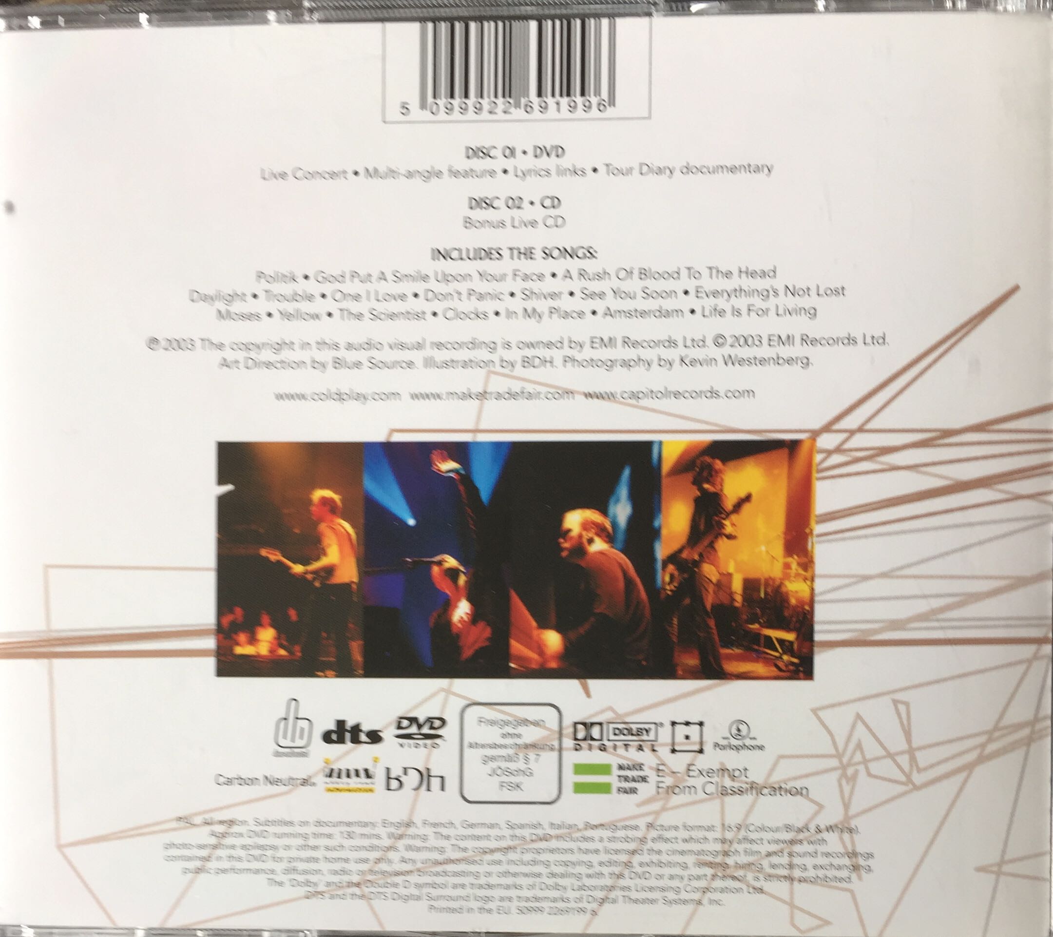 Live 2003 - Coldplay (CD) music collectible - Main Image 2