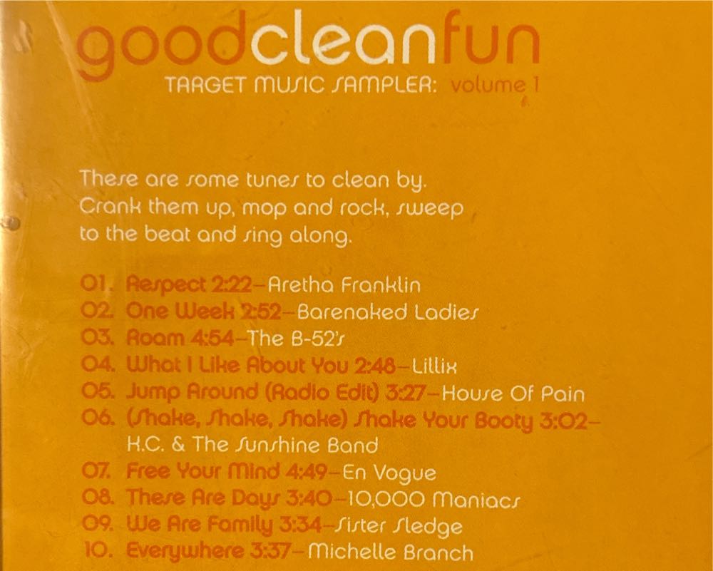 Good Clean Fun Vol. 1 - Various (CD) music collectible [Barcode 081227806729] - Main Image 2
