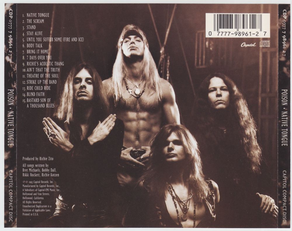 Native Tongue - Poison (12”) music collectible - Main Image 3