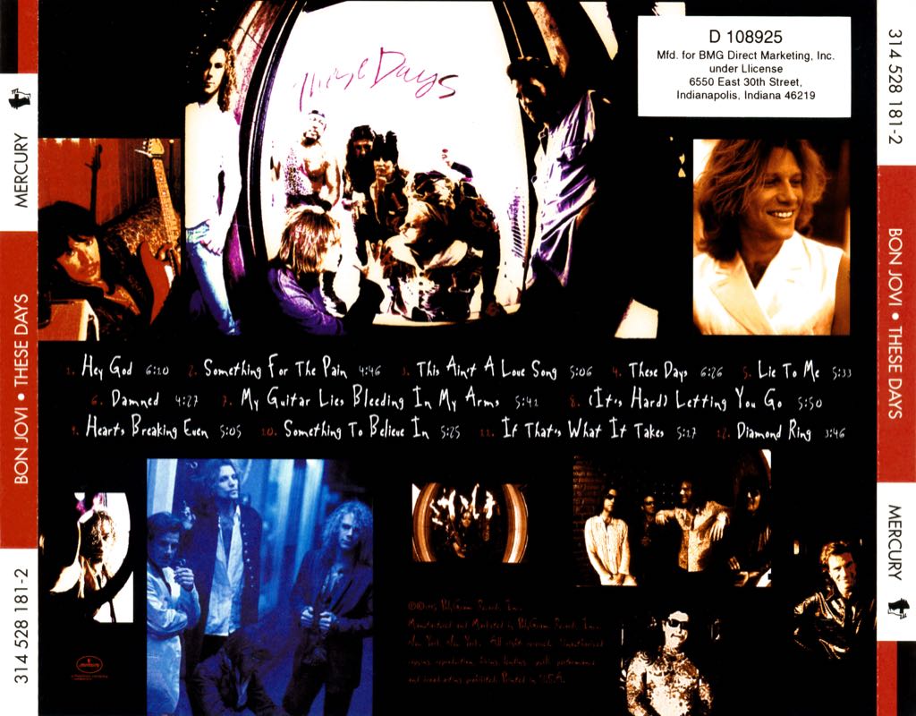 These days - Bon Jovi (CD) music collectible - Main Image 2