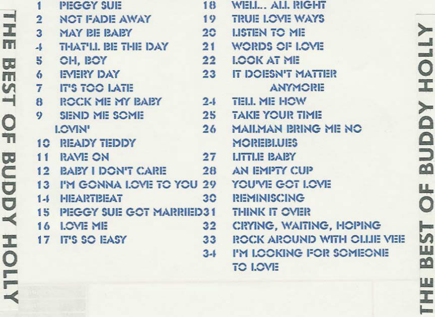 The Best Of Buddy Holly - Buddy Holly (CD) music collectible - Main Image 2