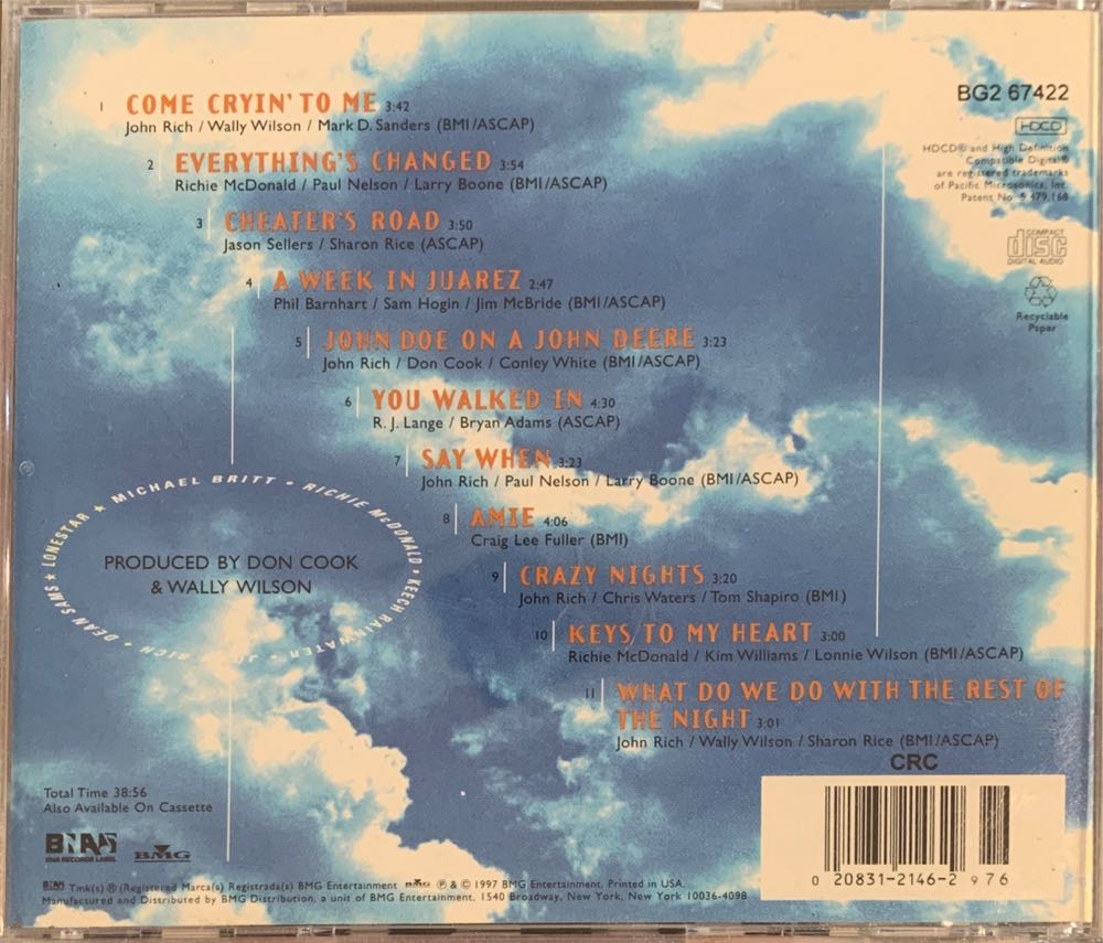 Crazy Nights - Lonestar (CD) music collectible - Main Image 2