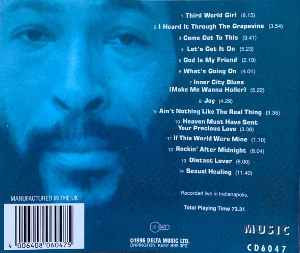 Sexual Healing - Marvin Gaye (CD) music collectible [Barcode 4006408060475] - Main Image 2