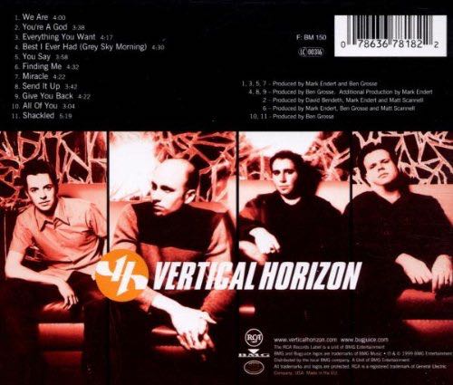 Everything You Want - Vertical Horizon (CD - 46) music collectible [Barcode 078636781822] - Main Image 2
