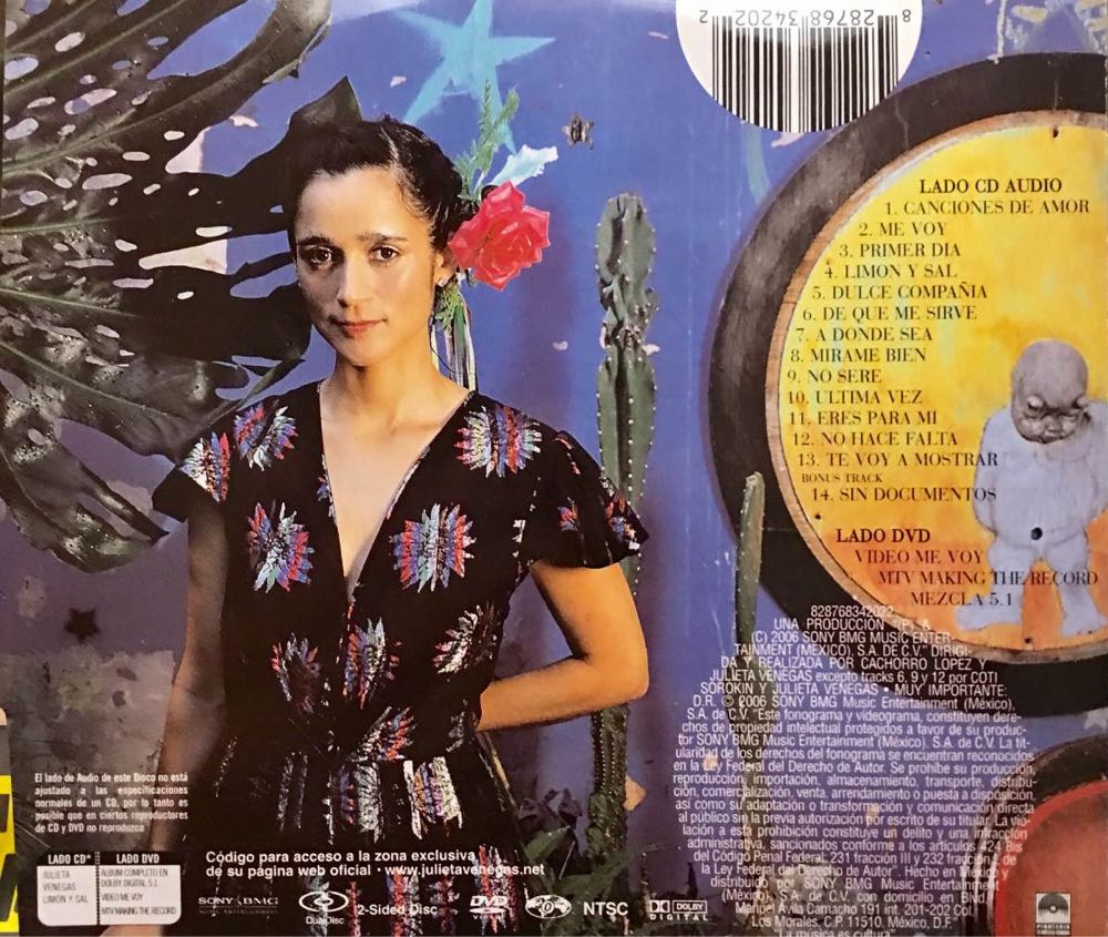 Limon y sal - Julieta Venegas (CD) music collectible - Main Image 2