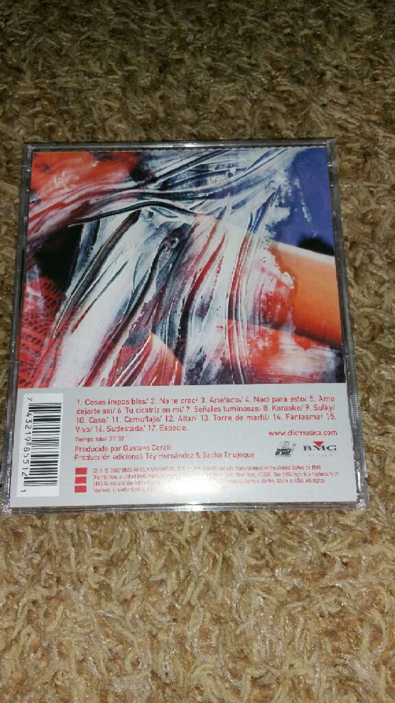 Siempre es hoy - Gustavo Cerati (CD - 71) music collectible [Barcode 743219855121] - Main Image 2