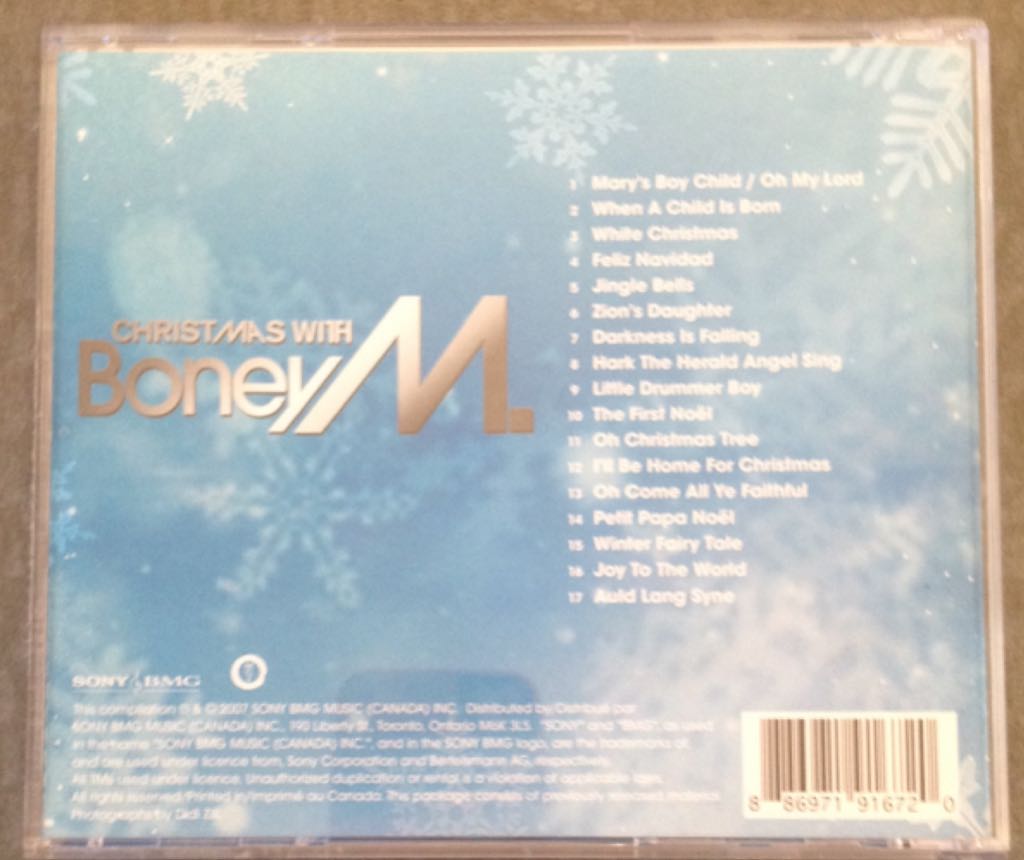 Christmas Boney M - Boney M (MP3) music collectible [Barcode 886971916720] - Main Image 2