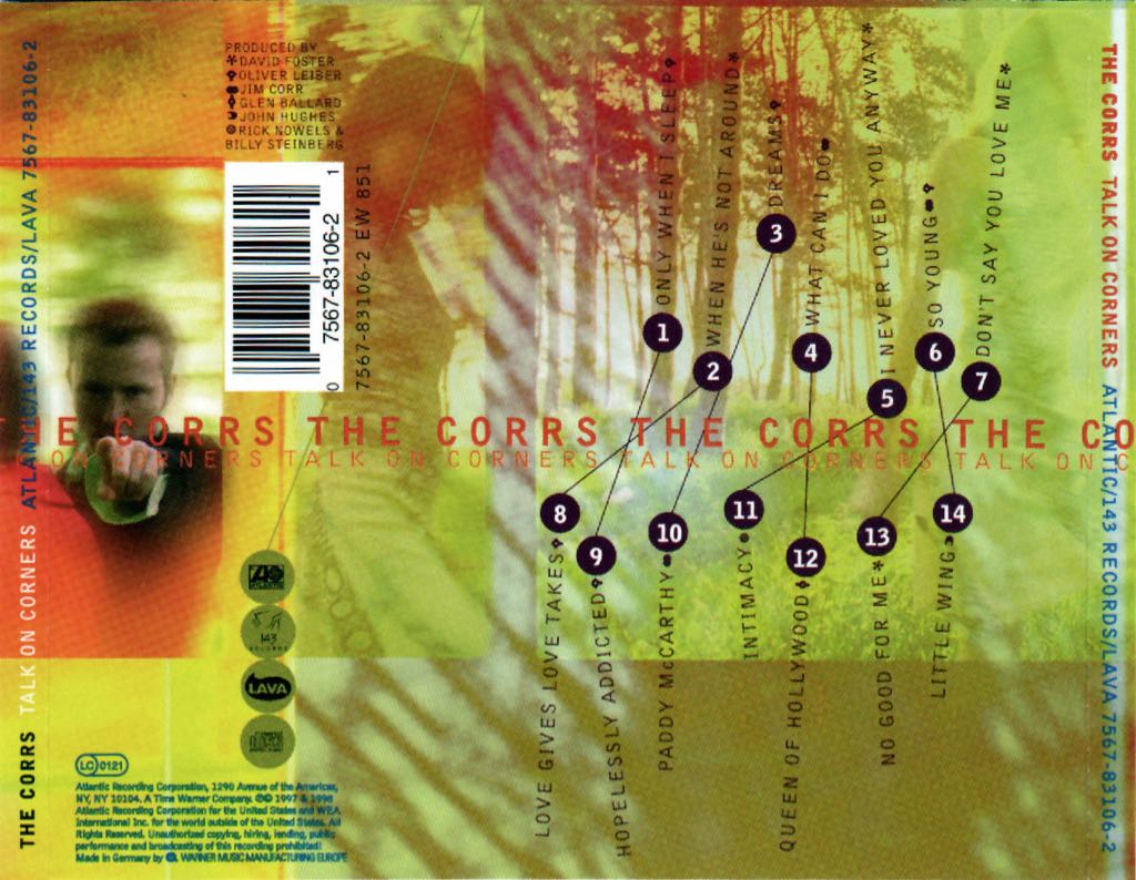 Talk on Corners - Corrs , The (CD) music collectible - Main Image 2