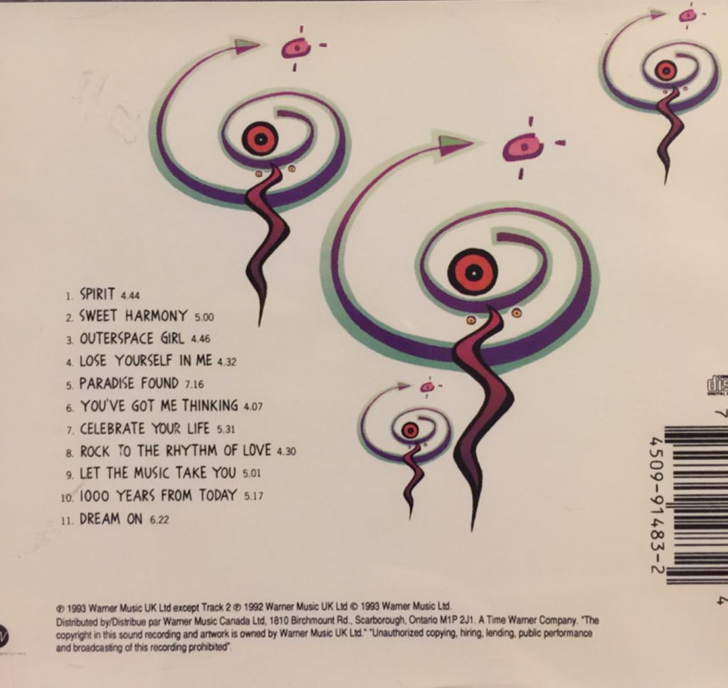 Conscience - The Beloved (CD) music collectible [Barcode 745099148324] - Main Image 2
